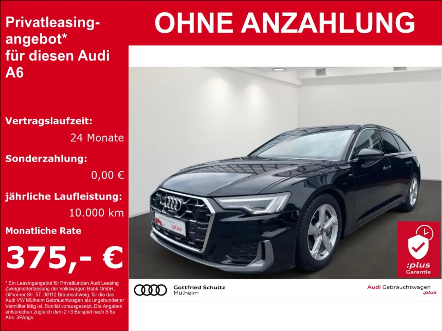 Audi A6 Avant 45 TFSI quattro S-tronic MATRIX AHK PANO KAM Zwart - 1