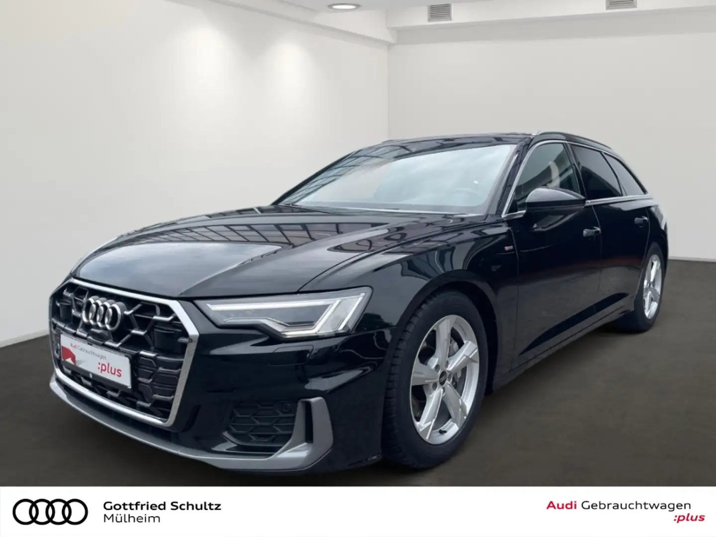 Audi A6 Avant 45 TFSI quattro S-tronic MATRIX AHK PANO KAM Zwart - 2