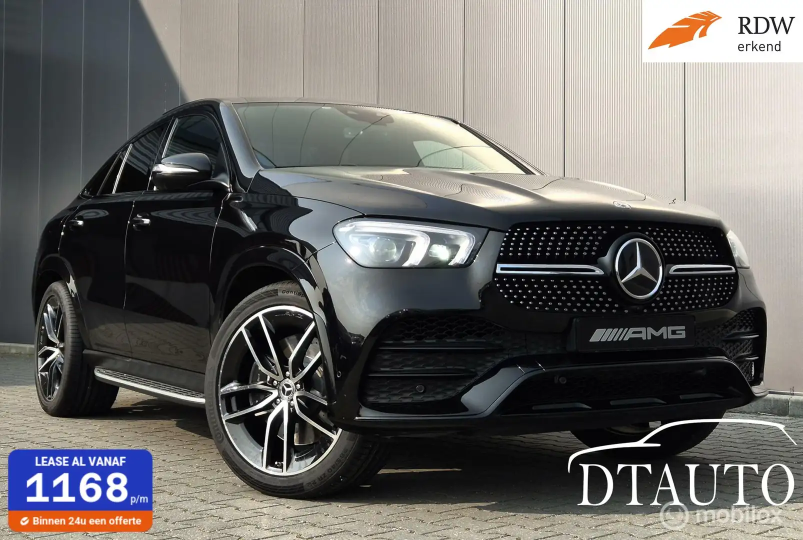Mercedes-Benz GLE 400 Coupé d 4MATIC Premium Plus 2xAMG Pano Lucht Night Zwart - 1