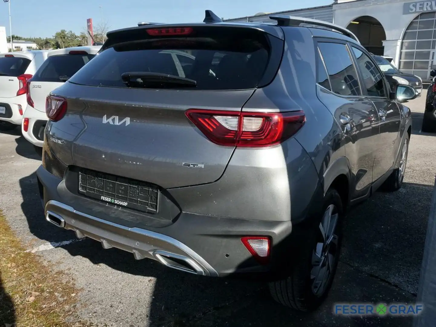 Kia Stonic 1.0T 120 48V GT Line TECHNIK Grau - 2