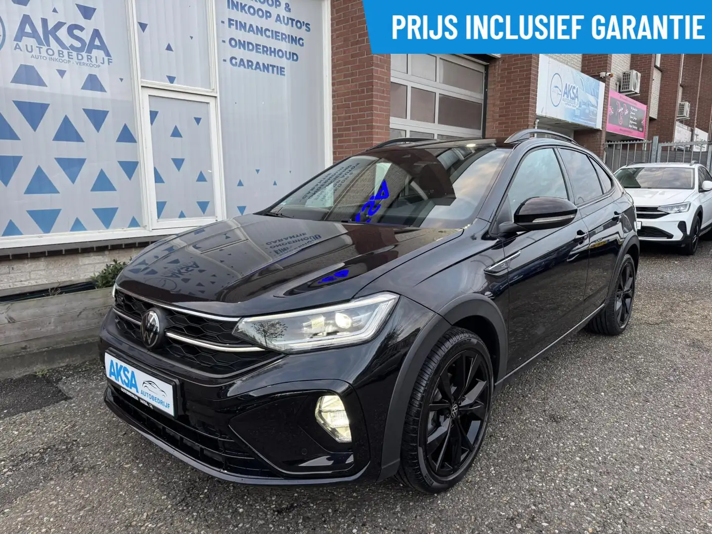 Volkswagen Taigo 1.0 TSI 3x R-Line DSG Matrix LED ACC 18 inch Camer Zwart - 1