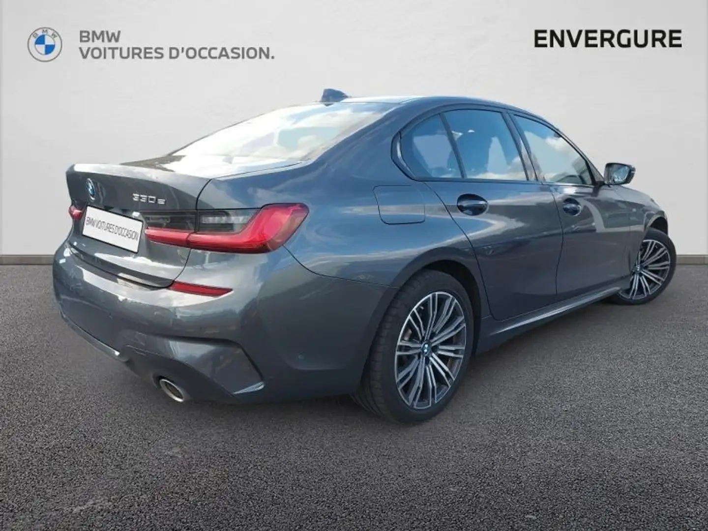 BMW 330 330eA 292ch M Sport Gris - 2