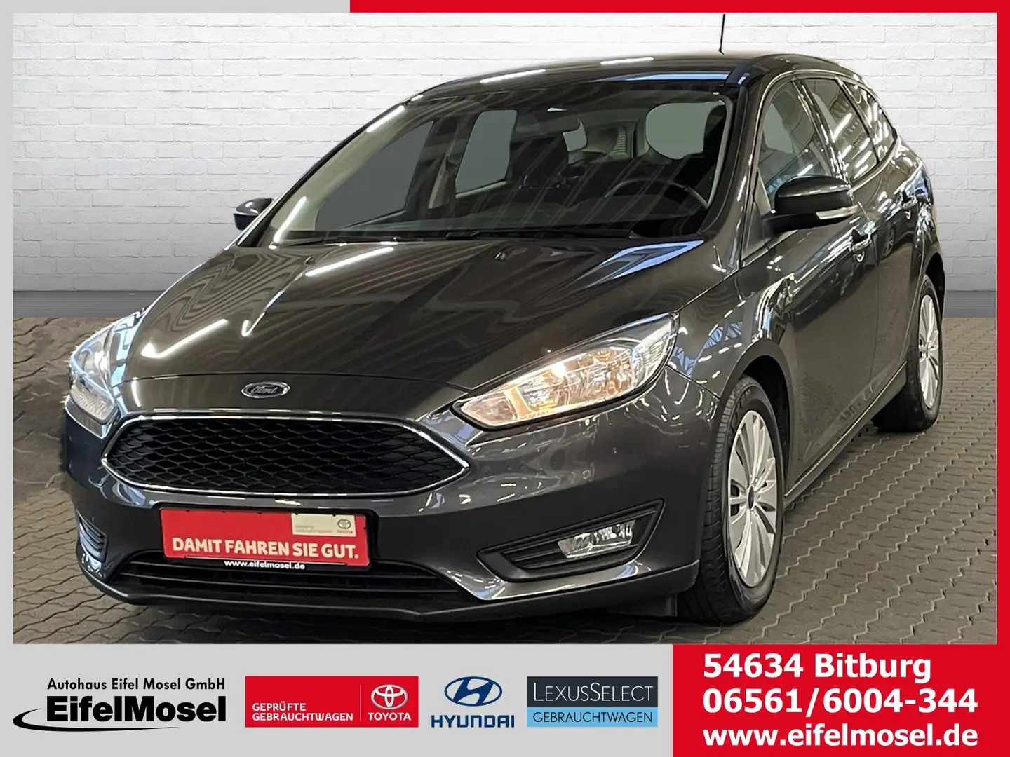 Ford Focus Turnier 1.0 EcoBoost Business /PDC Gris - 1