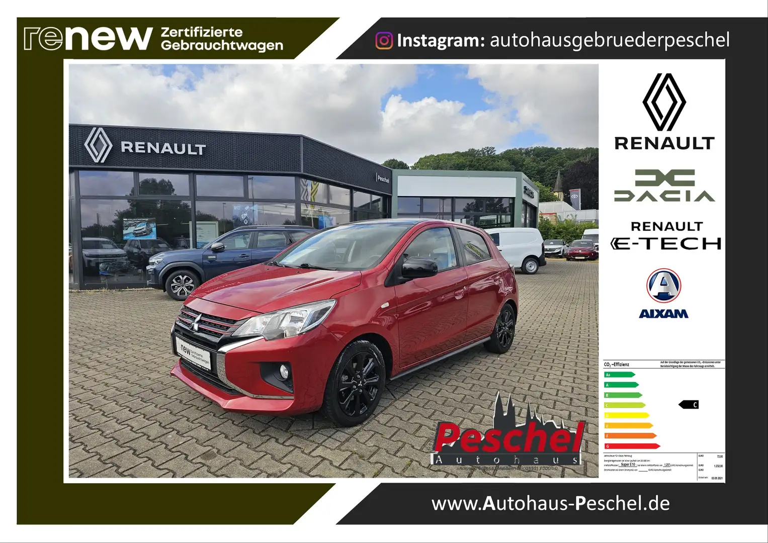 Mitsubishi Space Star Spirit+ Black Rosso - 1