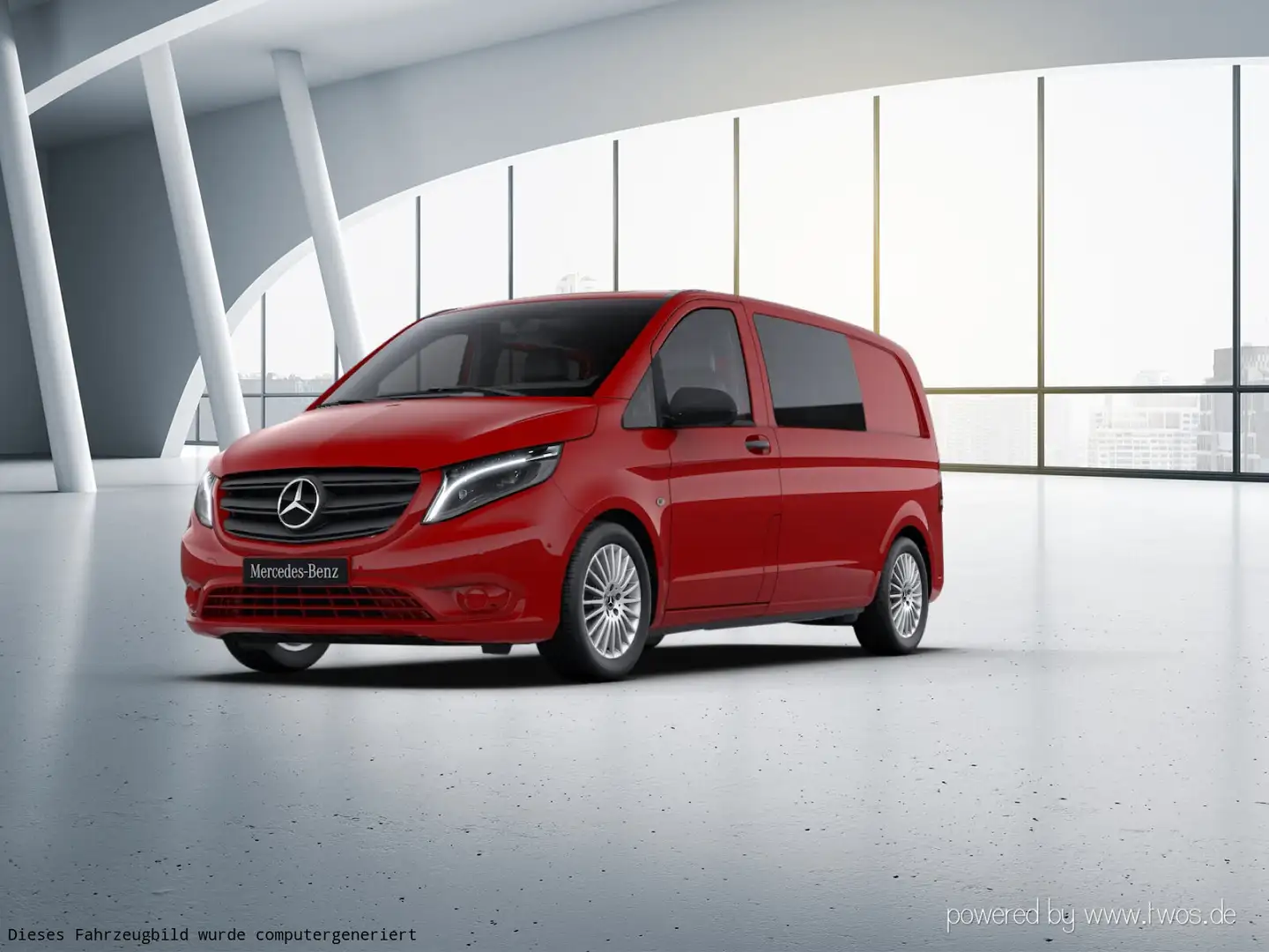 Mercedes-Benz Vito Vito 119 CDI 4x4 Mixto Kompakt Rouge - 2