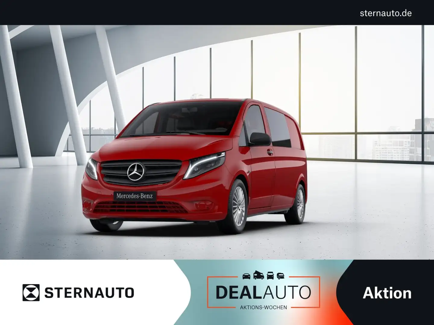 Mercedes-Benz Vito Vito 119 CDI 4x4 Mixto Kompakt Rouge - 1