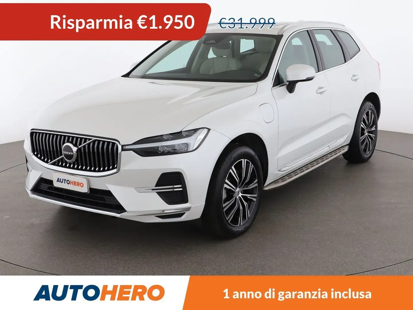 Volvo XC60 2.0 T6 Recharge Plug-in Hybrid Plus  AWD PHEV Bianco - 1