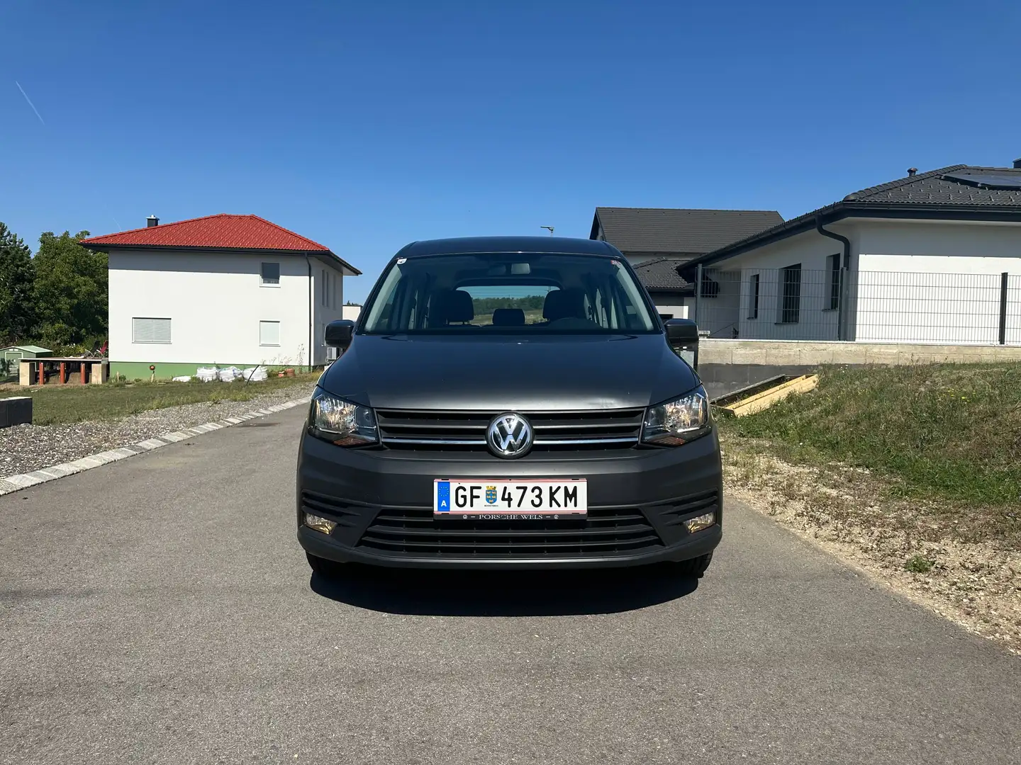 Volkswagen Caddy 2.0 TDI - Pickerl NEU bis 08/2027, 8-fach bereift Grau - 1