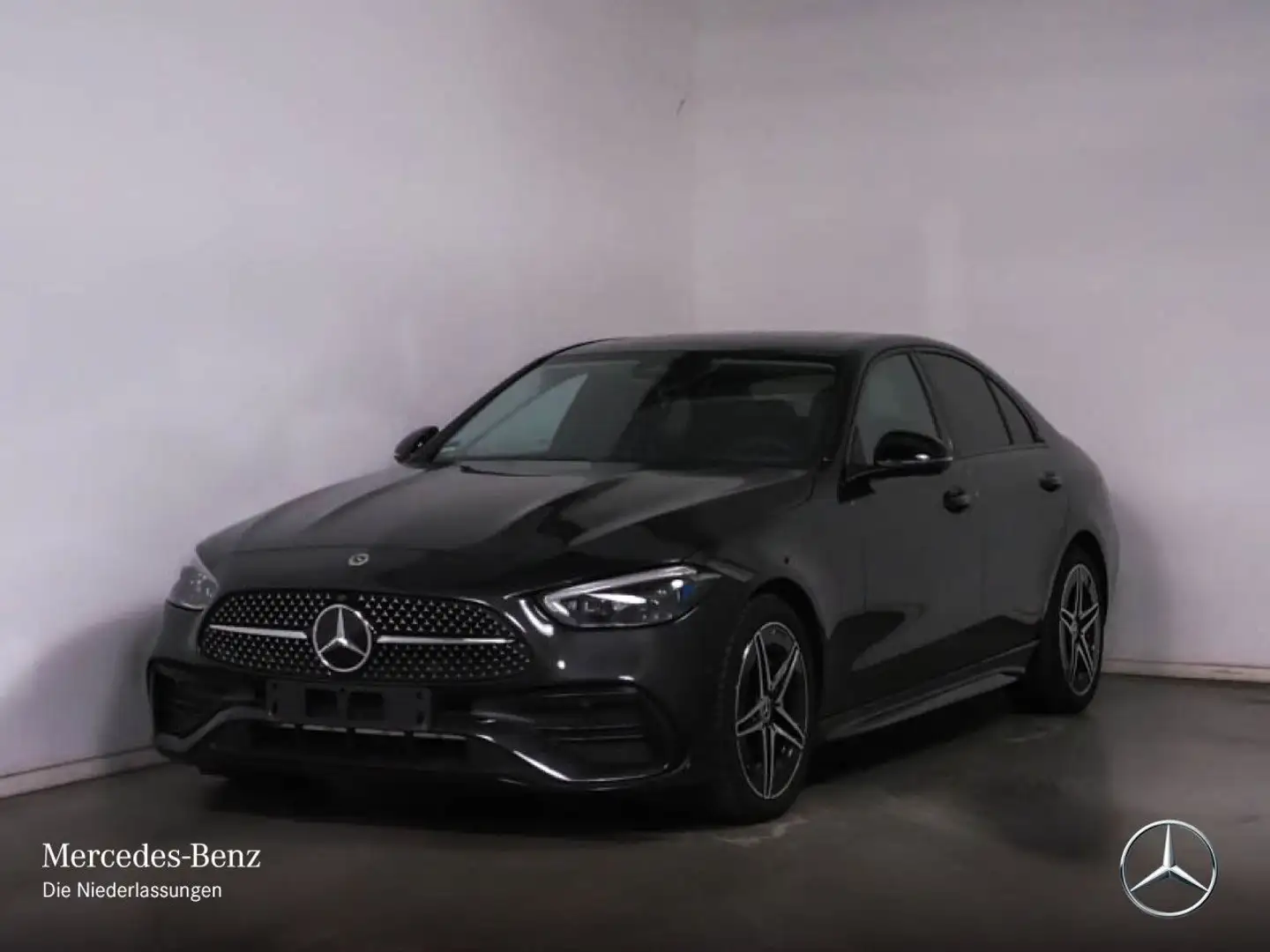 Mercedes-Benz C 220 d AMG+NIGHT+360+TOTW+KEYLESS+9G Grau - 2