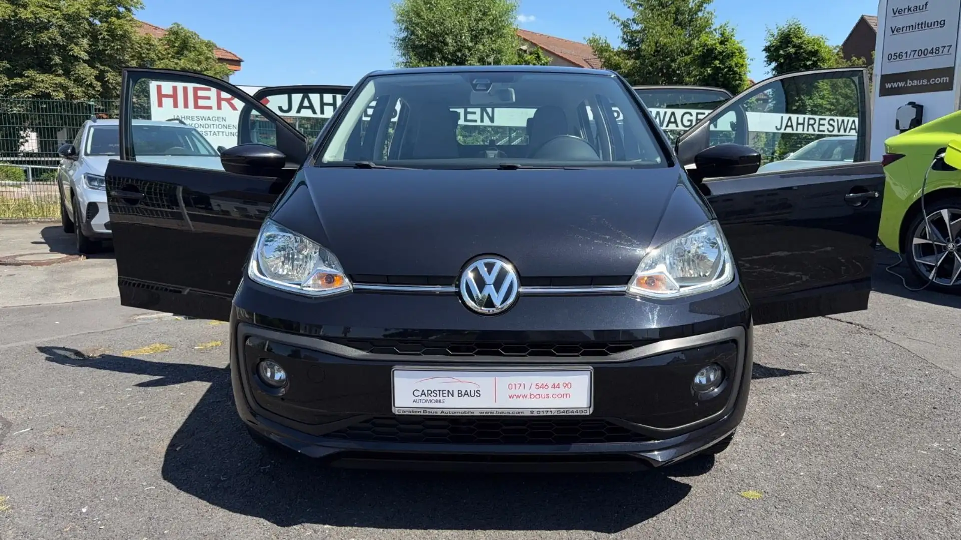 Volkswagen up! /5 Türen/Klima/ incl. Inspektion & TÜV Neu/ Schwarz - 1