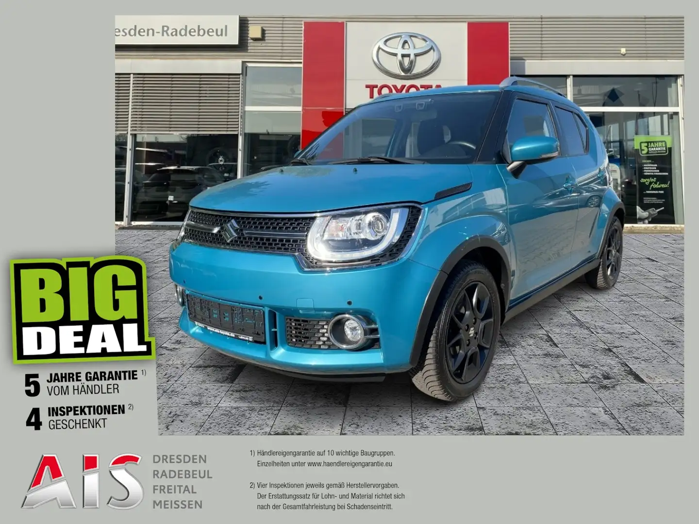 Suzuki Ignis 1.2 Comfort + Comfort+ LED+Navi+SHZ+Kam. Bleu - 1