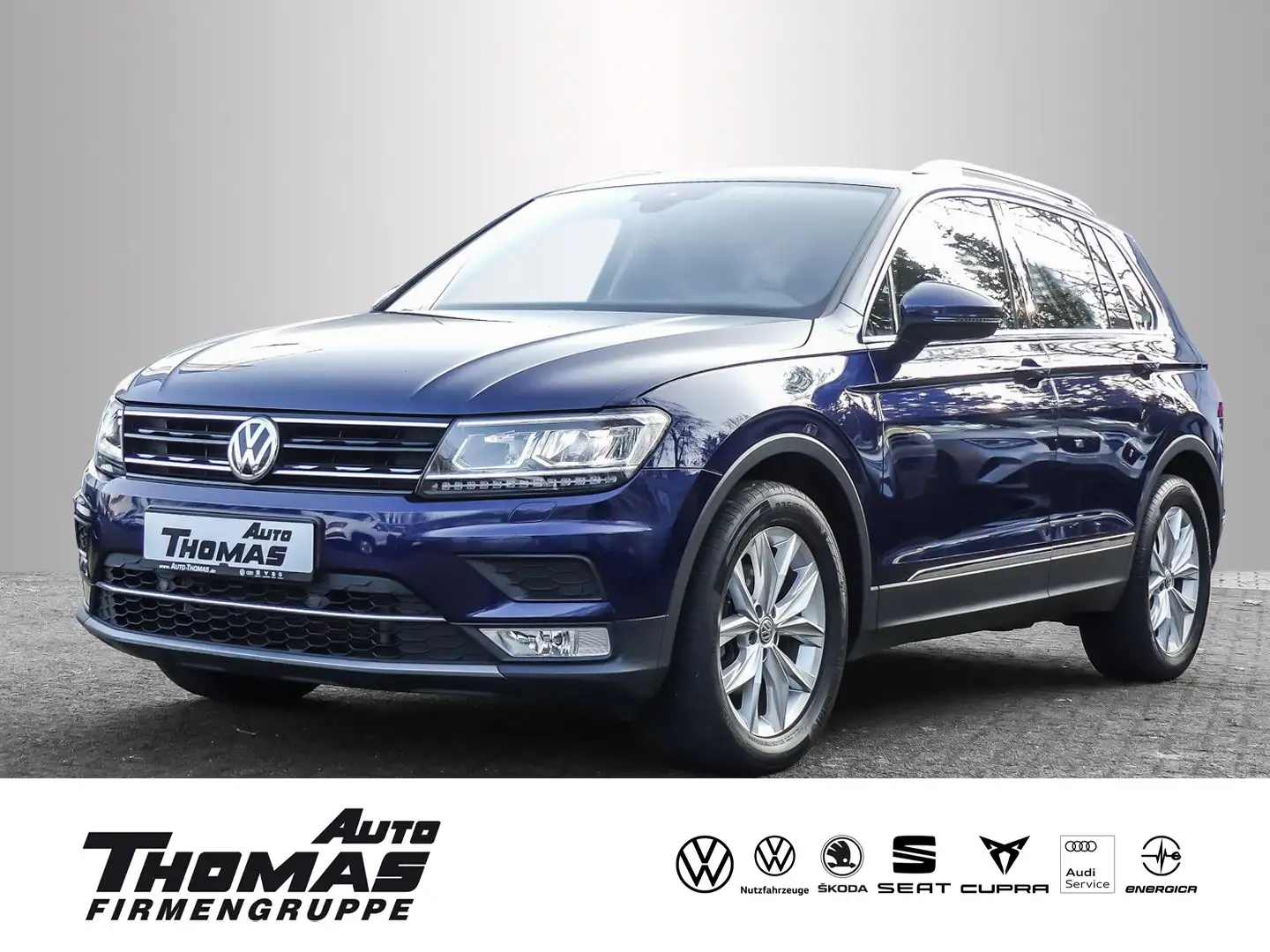 Volkswagen Tiguan Highline 2.0 TDI DSG AHK+NAVI+LED Blu/Azzurro - 1