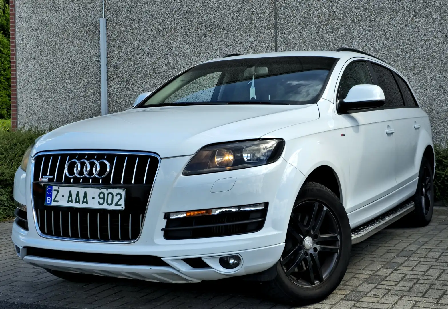 Audi Q7 3.0 TDi S-Line V6 Quattro Cuir Camera Cruise Euro5 Wit - 1
