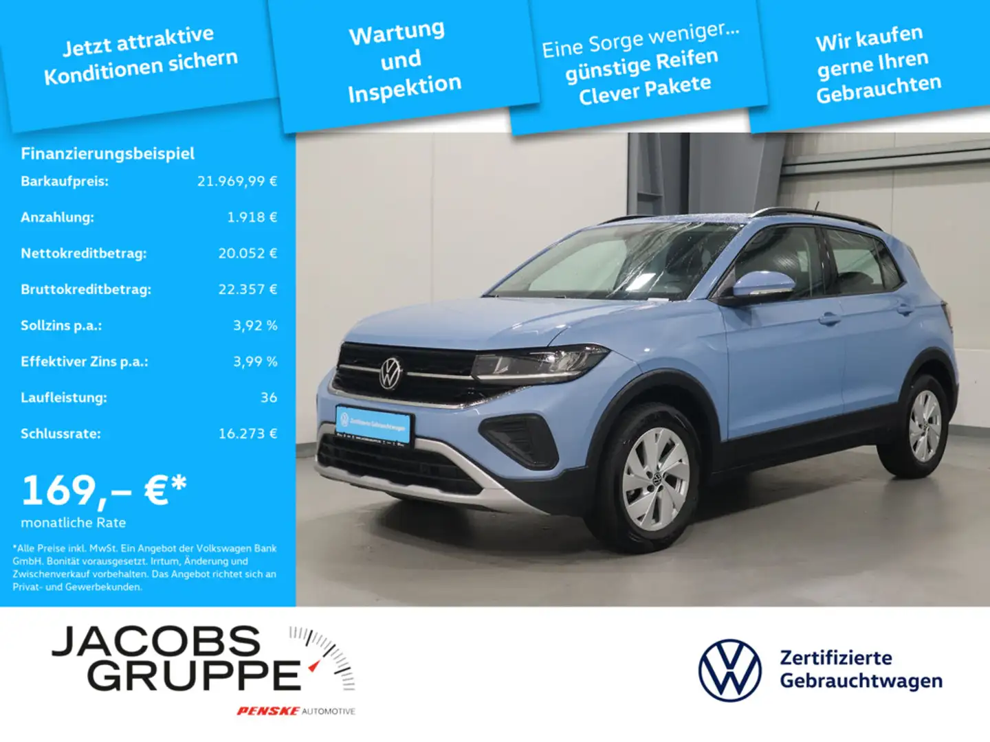 Volkswagen T-Cross 1.0 TSI NAVI*LED*SHZ*APP*IQDRIVE Life - 1