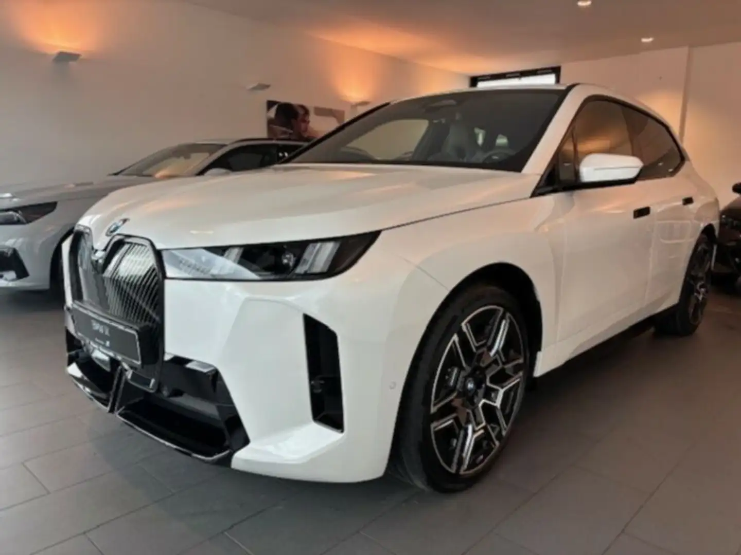 BMW iX xDrive45 M Sportpaket Bílá - 1