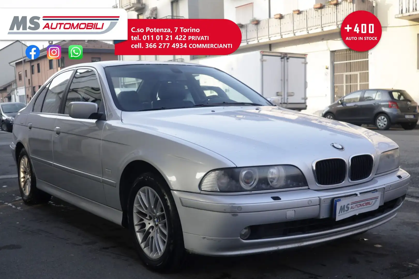 BMW 530 BMW Serie 5 530d cat Platinum ISCRITTA ASI Unicop Argento - 1