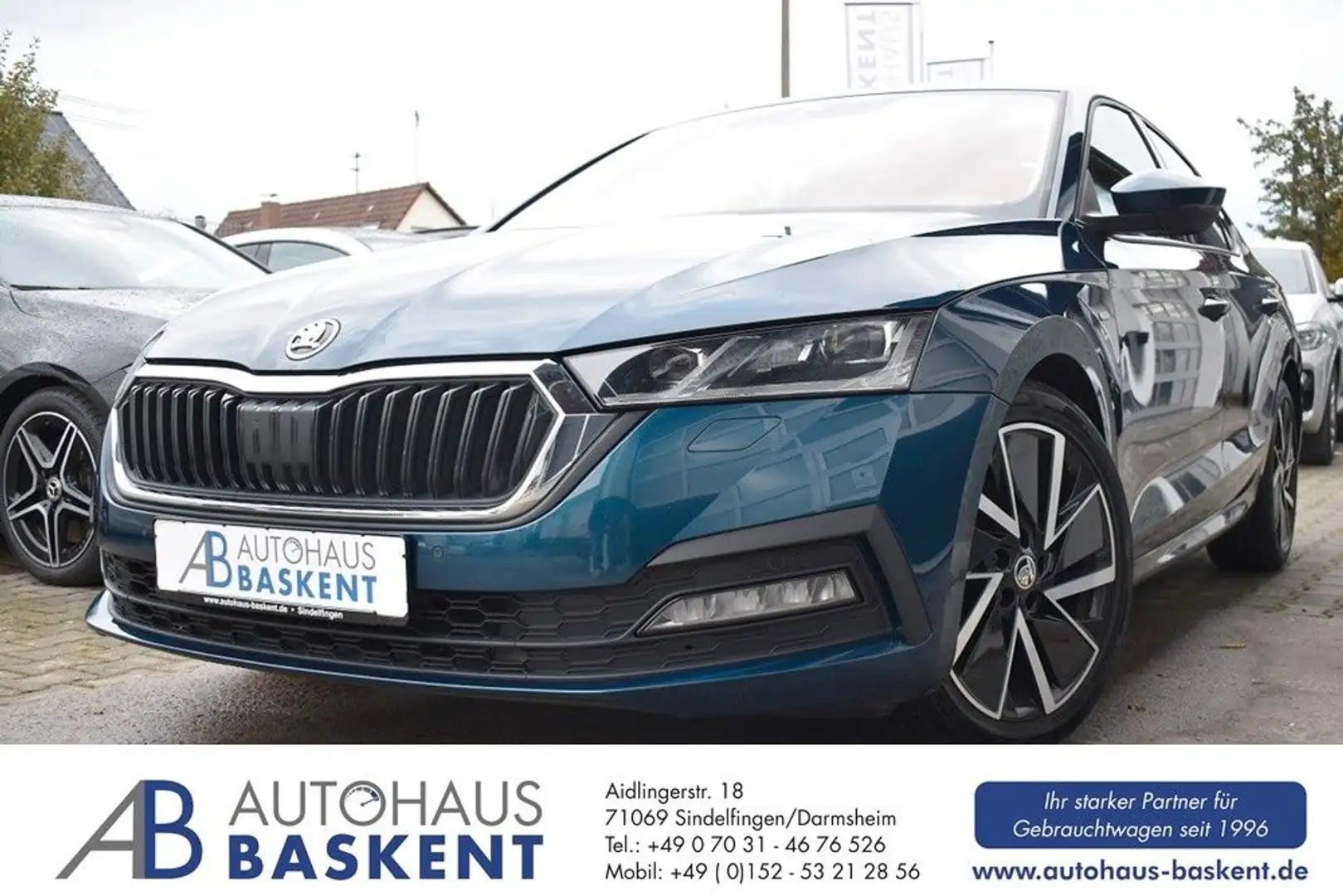 Skoda Octavia Lim. Clever*AHK*LED*VIRTUAL*KAMERA*NAVI Blauw - 1