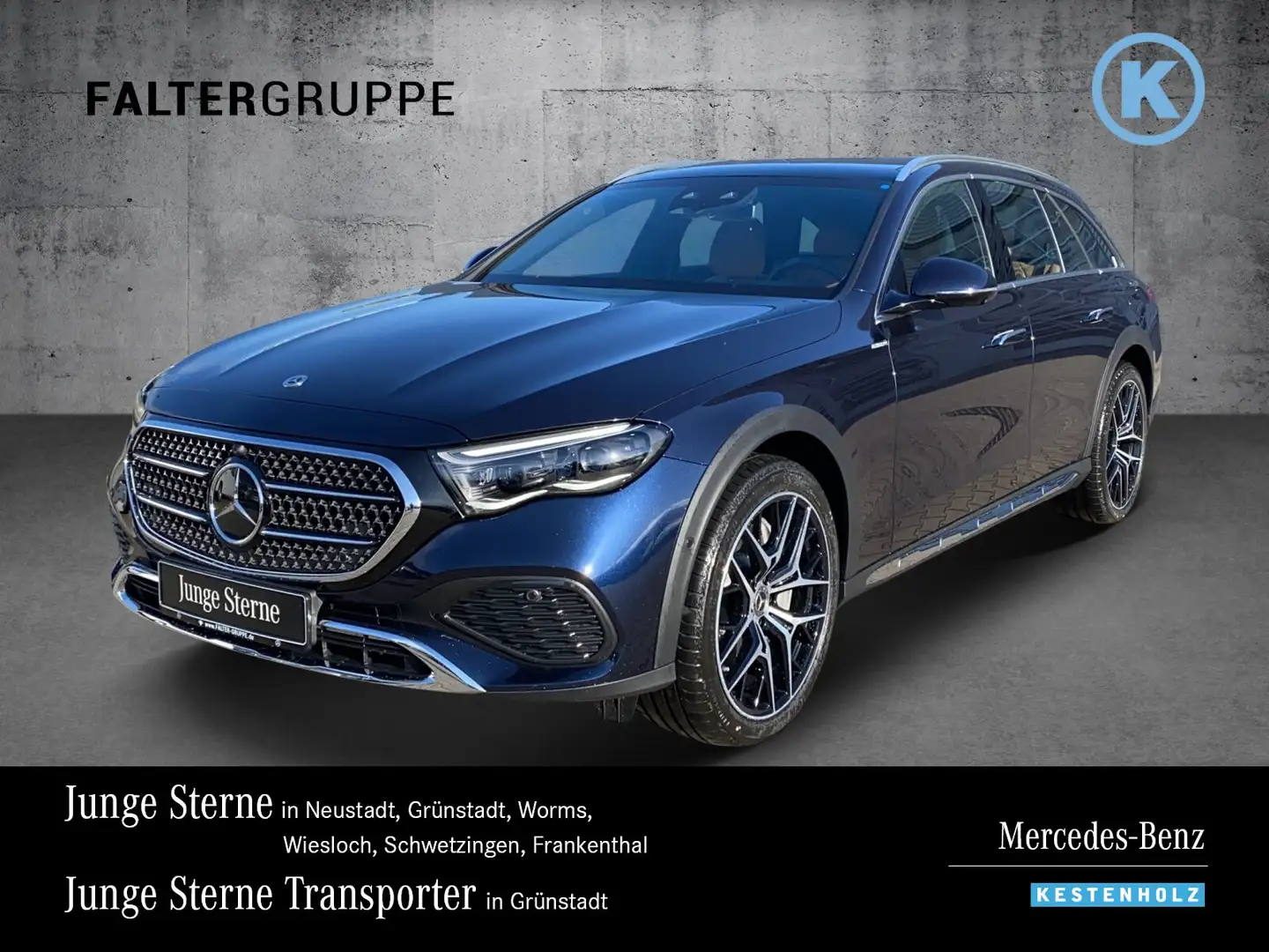 Mercedes-Benz E 300 E 300 de 4M All-Terrain AHK+DISTR+PANO+BURM+HUD Azul - 1