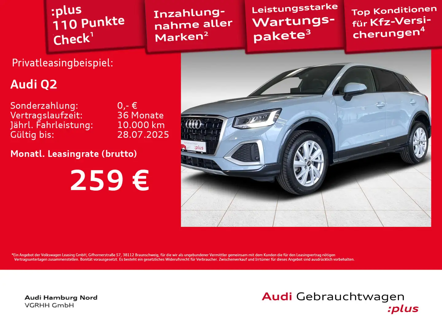 Audi Q2 35 TDI S line S tronic AHK Sound CarPlay ACC Grau - 1