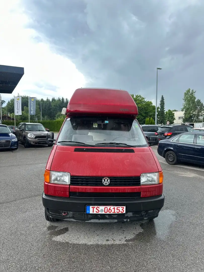 Volkswagen T4 California westfalia 2,4 tdi Rouge - 1