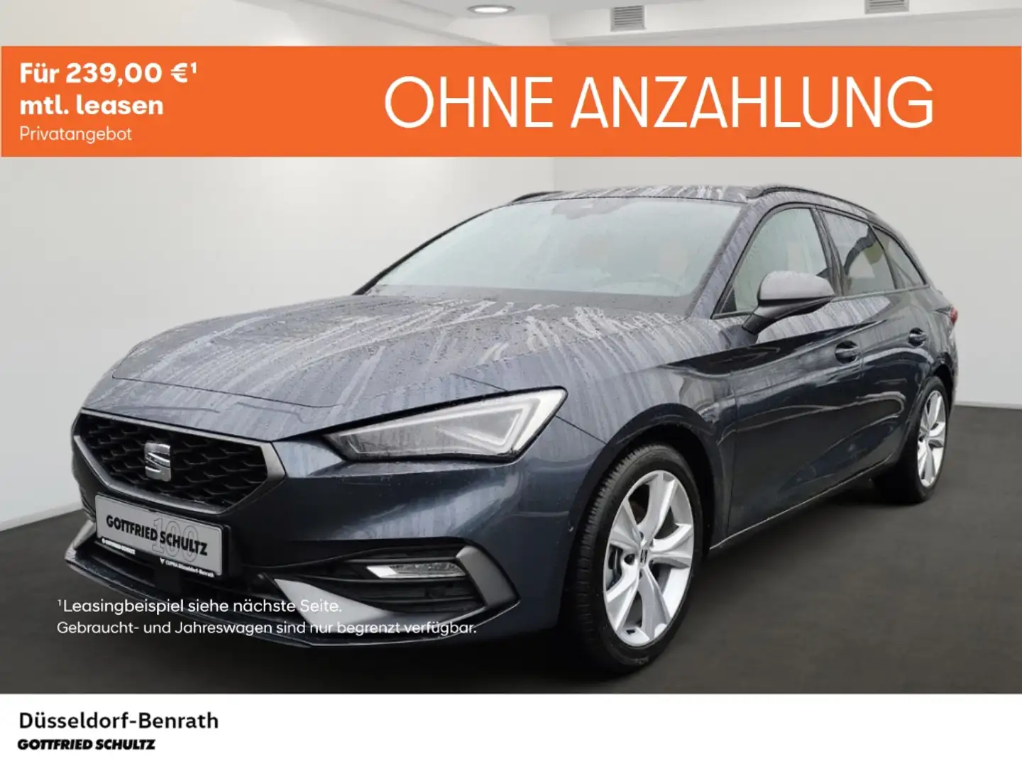 SEAT Leon Sportstourer FR 1.5 eTSI DSG Navi LED Full Link Ei Grau - 1