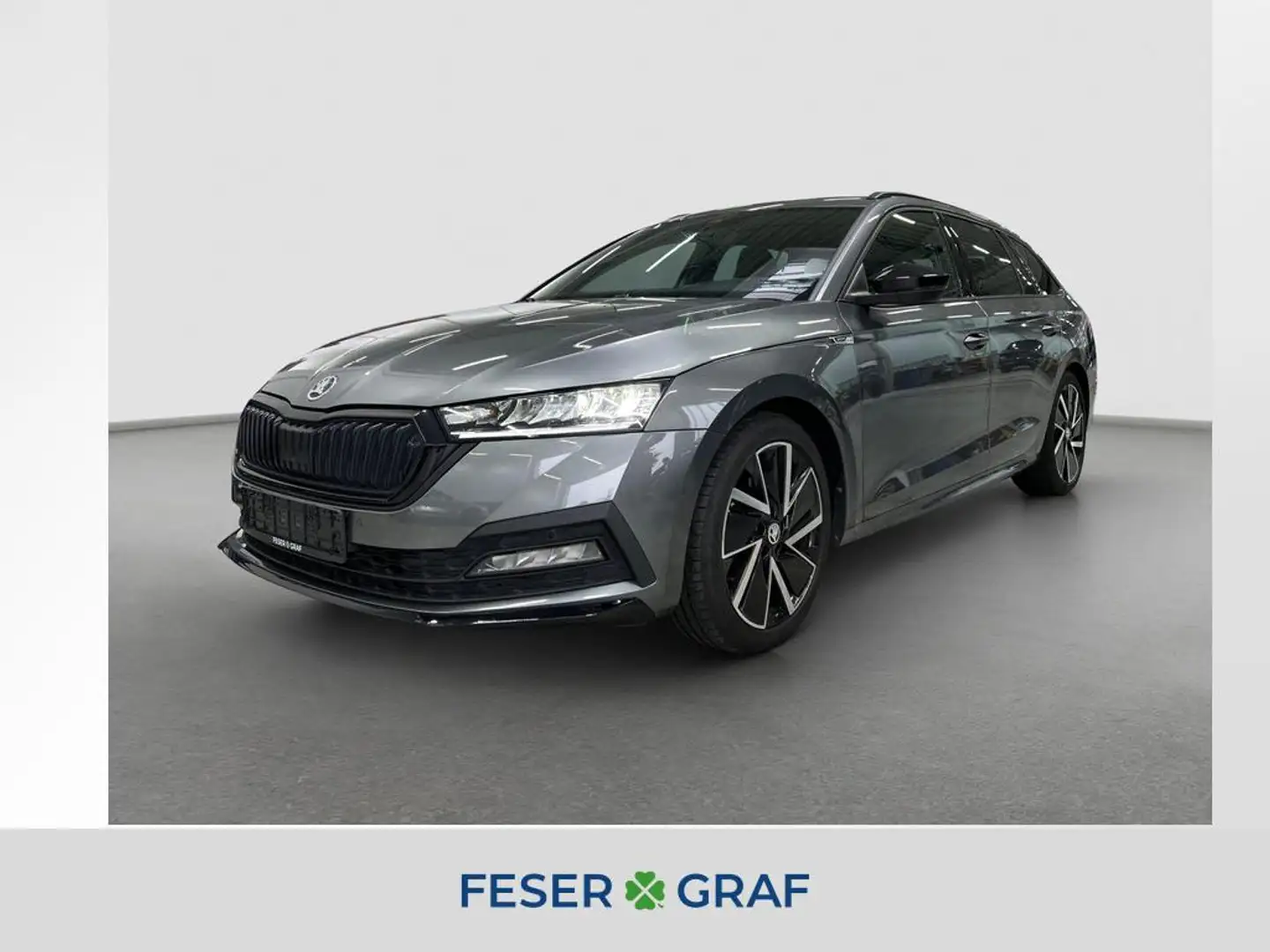 Skoda Octavia Sportline 2,0lTDI DSG *SHZ RFK NAVI AHK* Gris - 1