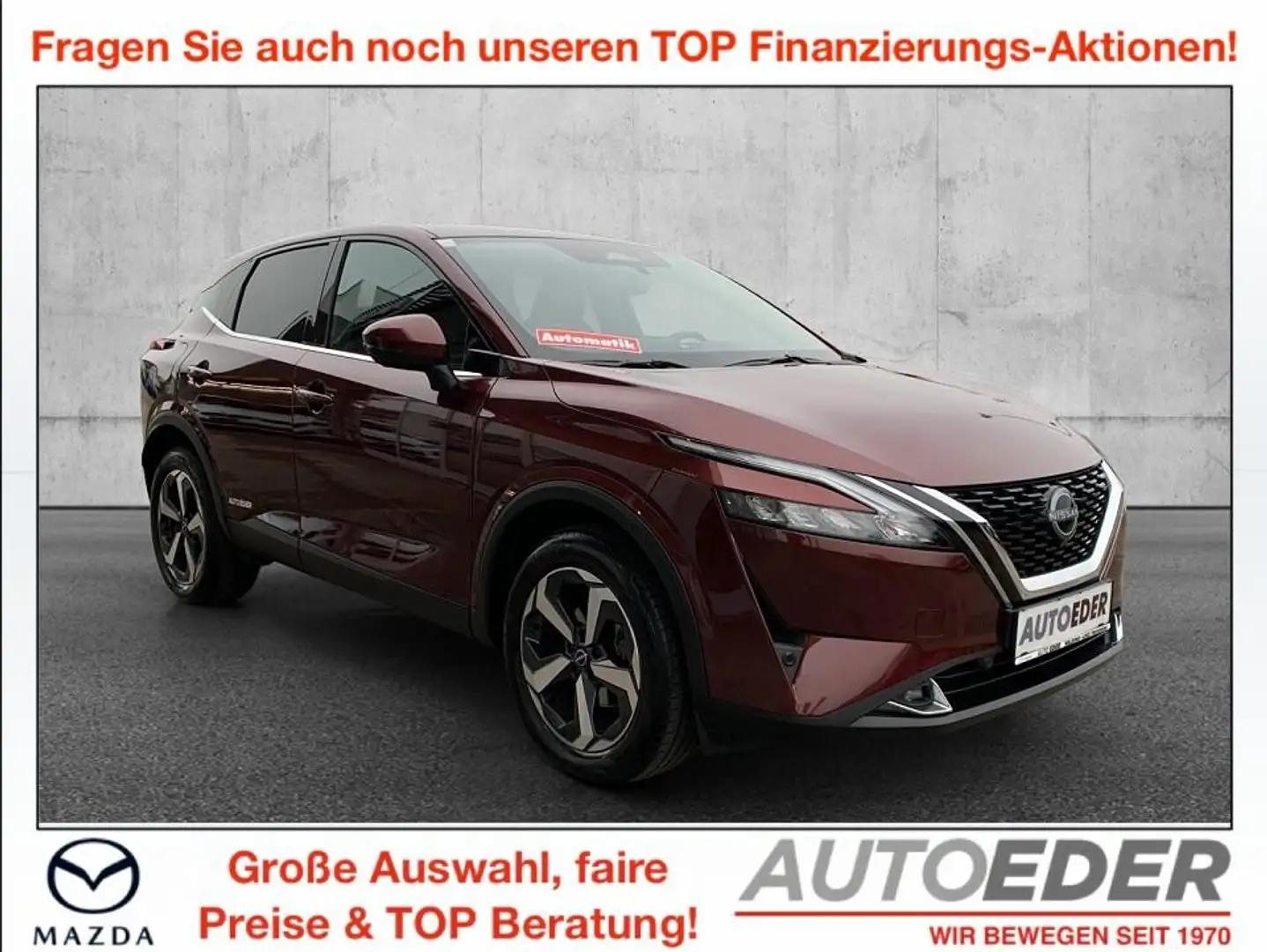 Nissan Qashqai 1,3 DIG-T MHEV Acenta Aut. Rot - 1