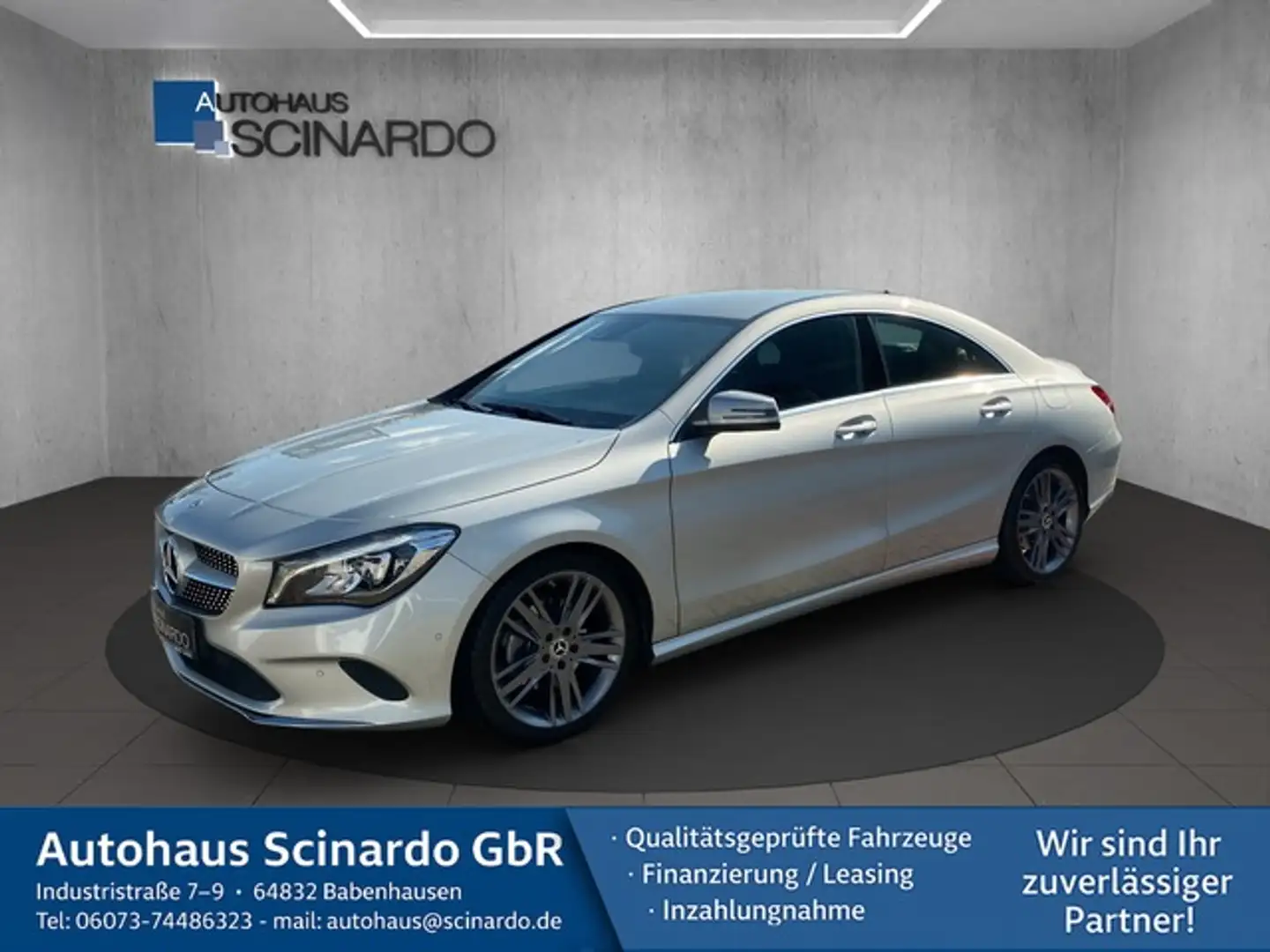 Mercedes-Benz CLA 180 Urban*Navi*LED*AUT*Parkpilot*Klima*SHZ Argent - 1