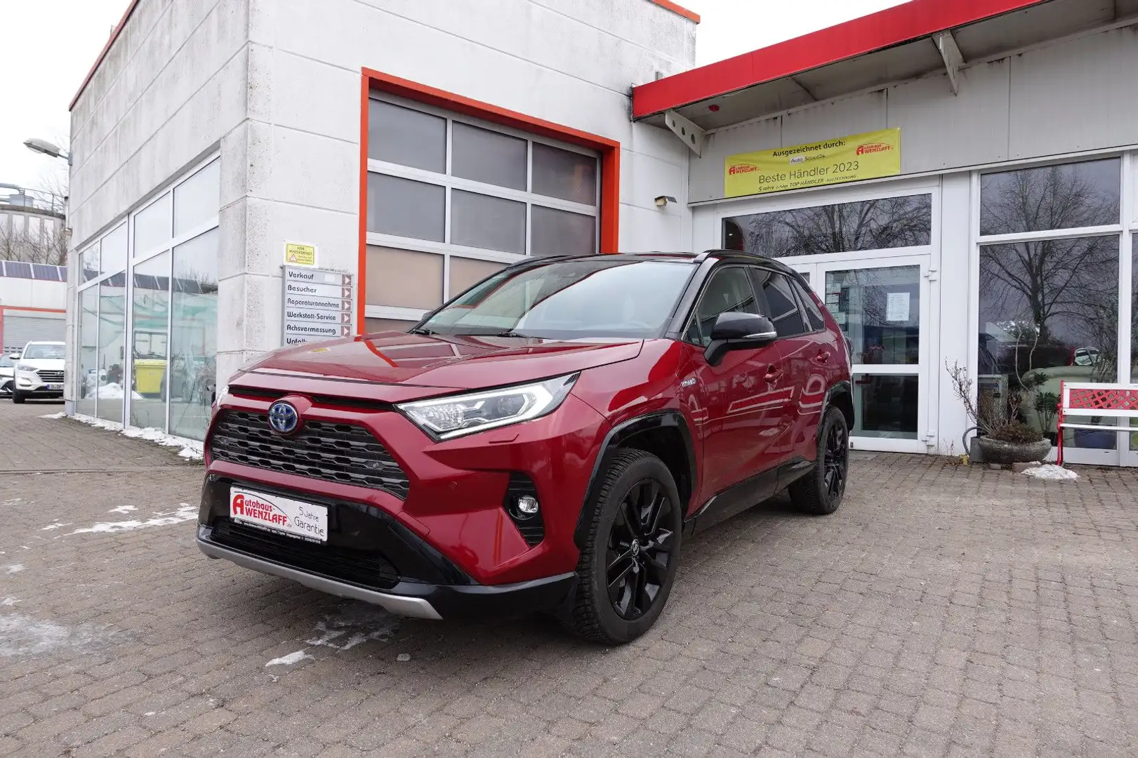 Toyota RAV 4 2.5 Hybrid Style Edition Allrad 5J Garanti Rouge - 1