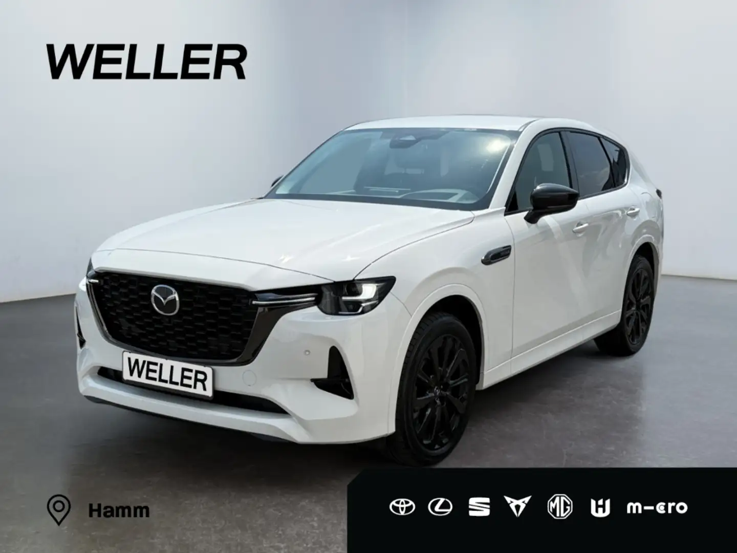 Mazda CX-60 HOMURA D 254PS 6-Zylinder AWD *AHK*LED* Weiß - 1
