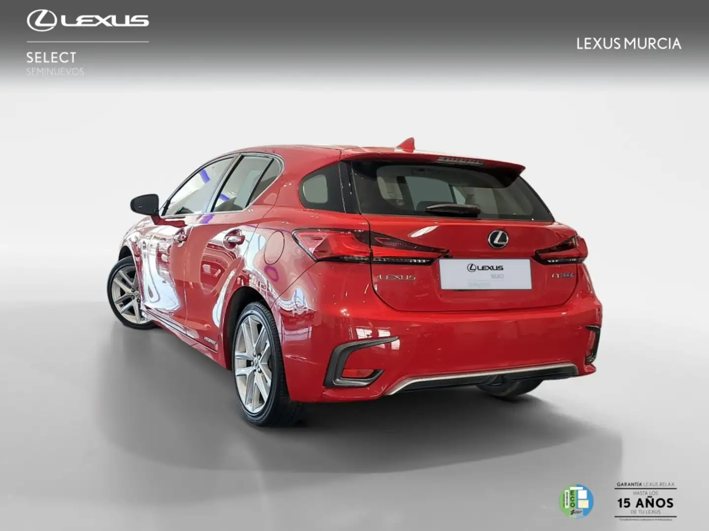 Lexus CT 200h EXECUTIVE Piros - 2