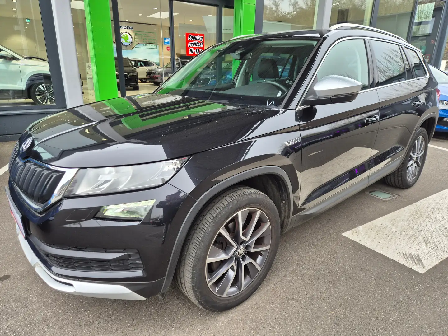 Skoda Kodiaq Scout 4x4 Noir - 1