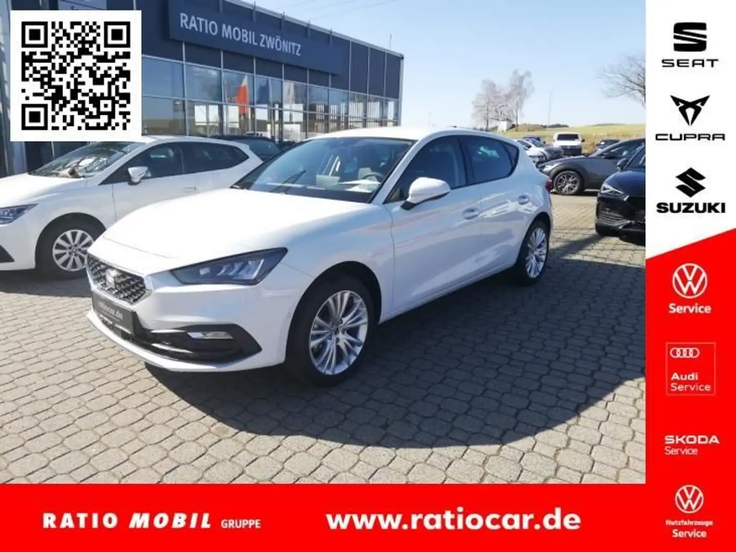 SEAT Leon LEON STYLE EDITION 1.5 ETSI DSG SITZHEIZ. NAVI Weiß - 1