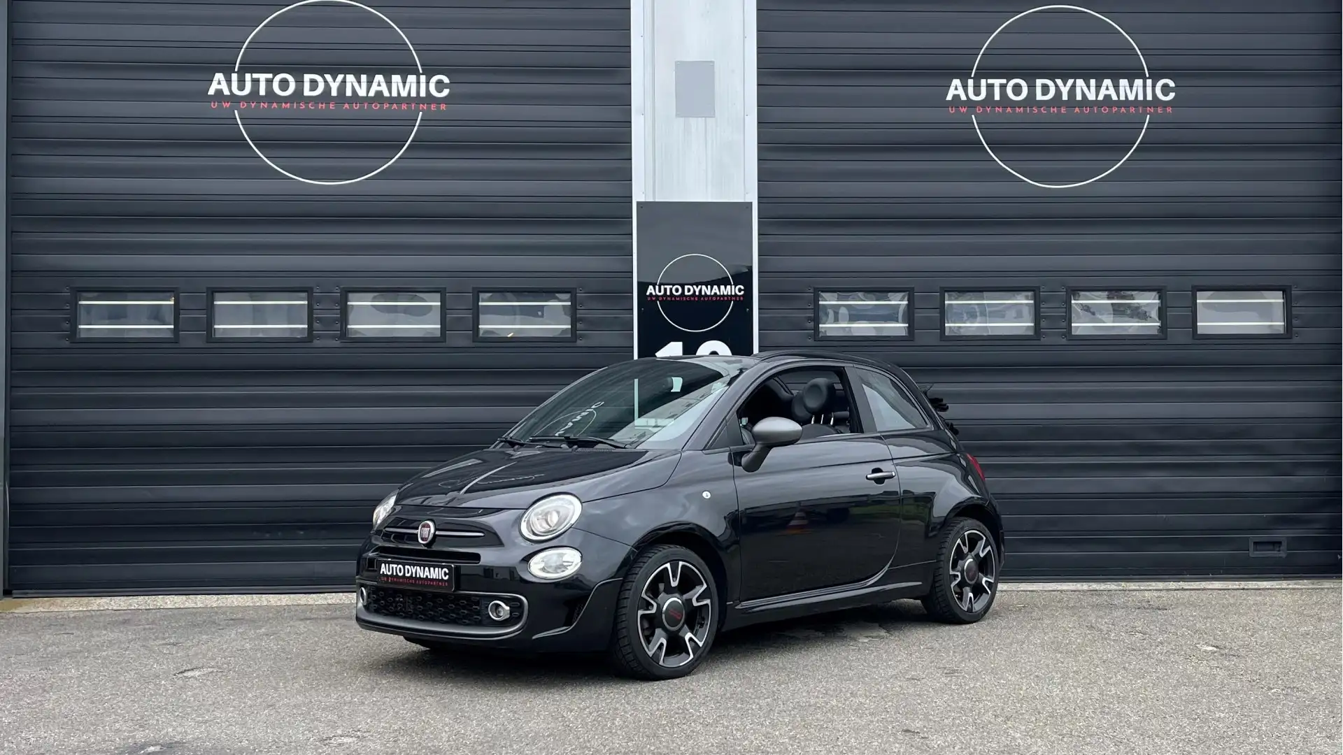 Fiat 500C TwinAir Turbo Sport Cabrio 105 pk Zwart - 1