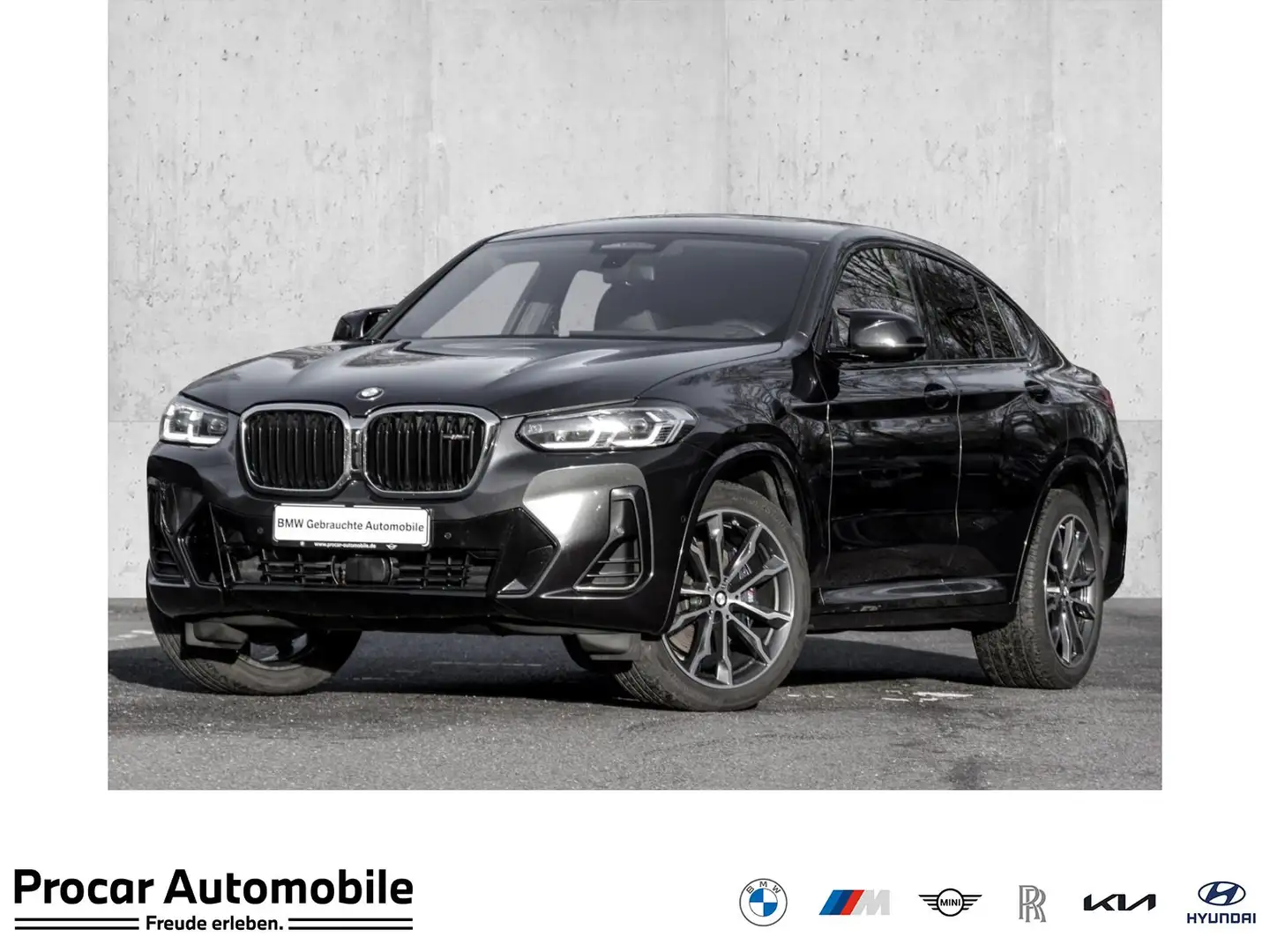 BMW X4 M 40d LASER+H/K+HuD+360°+STANDHZG+DA PROF Grau - 1