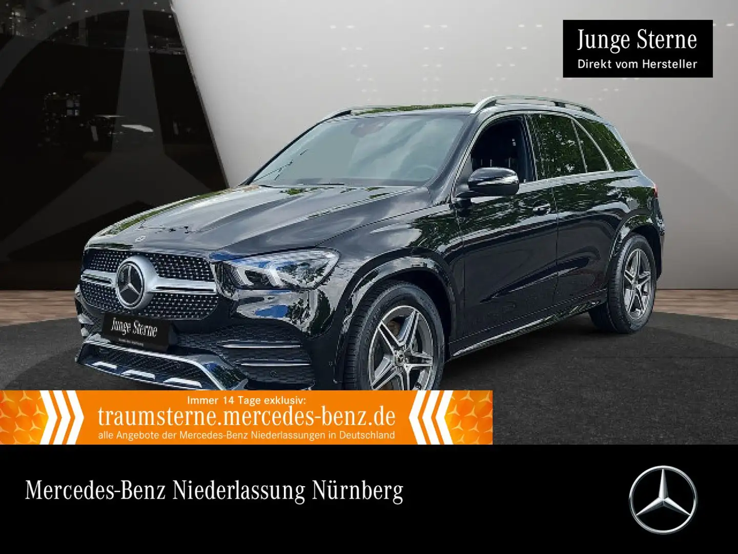 Mercedes-Benz GLE 350 de 4M AMG+360+AHK+LED+FAHRASS+9G Noir - 1
