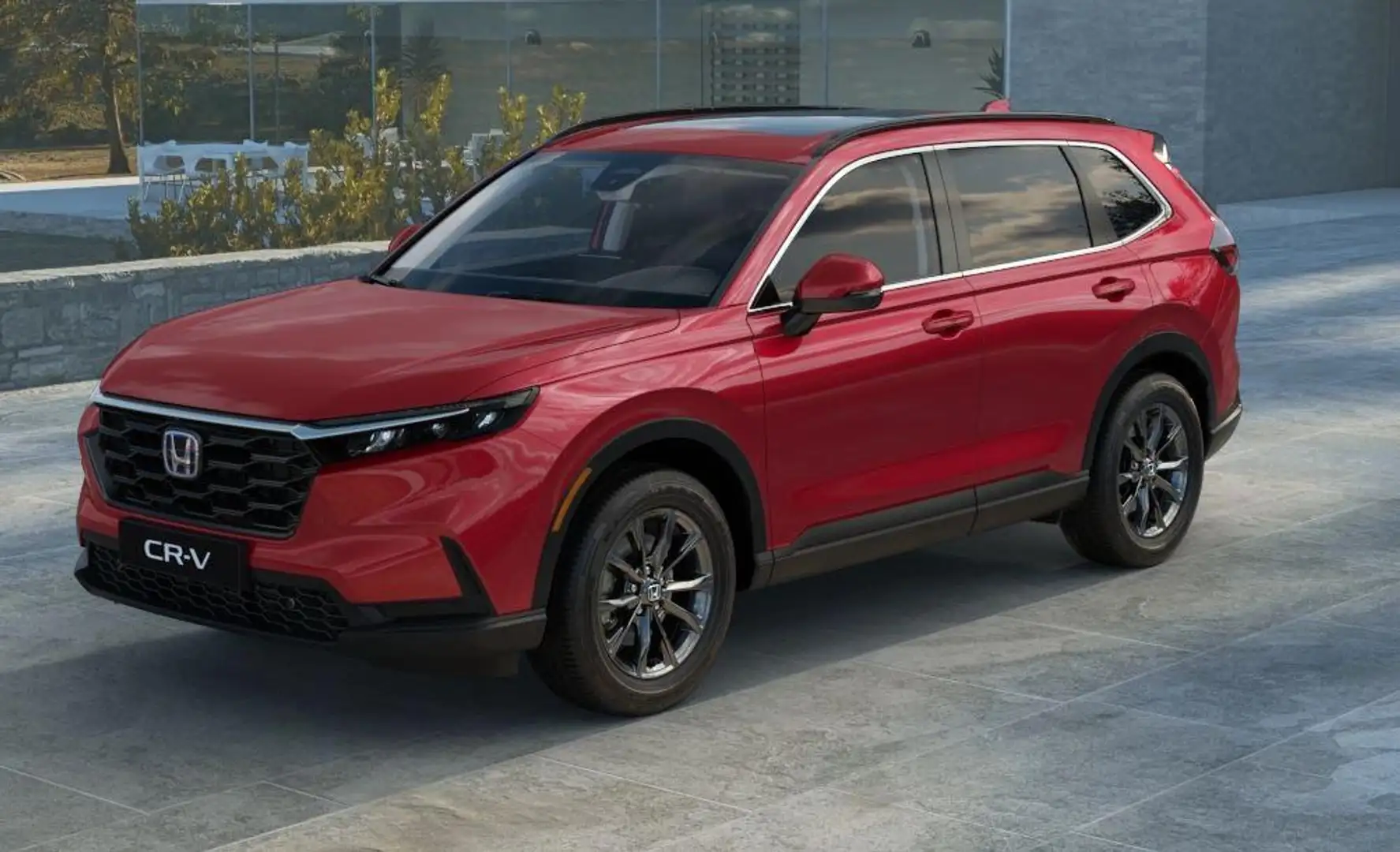 Honda CR-V 2.0 e:HEV ELEGANCE 2WD NAVI+LEDER+PANORAMAD Rouge - 2