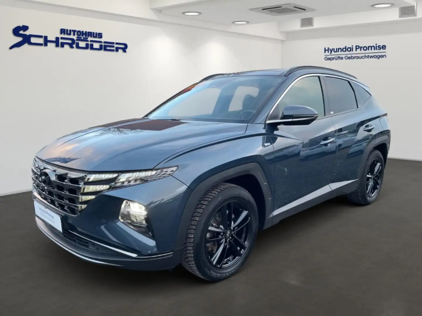 Hyundai TUCSON 1.6T Prime Mild-Hybrid (+48V) 4WD Leder   Navi LED Bleu - 1