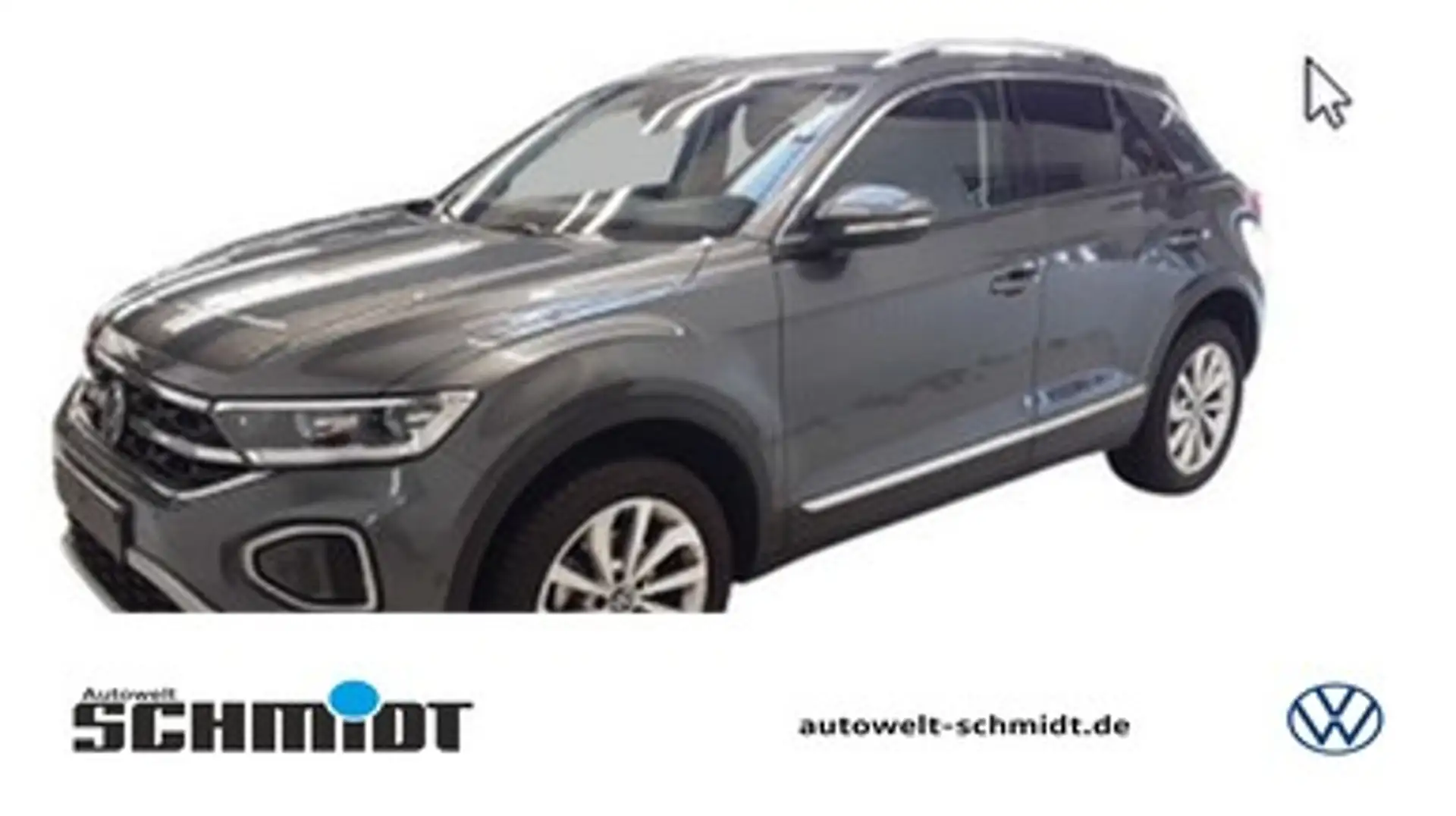 Volkswagen T-Roc 1,5TSI DSG Style AHK elektr. Heckklappe ACC Nav... Gris - 1