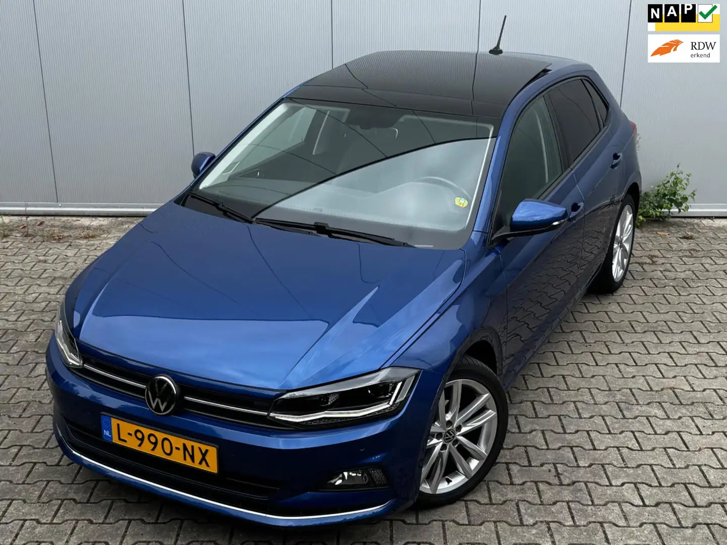 Volkswagen Polo 1.0 TSI HIGHLINE PANORAMA VIRTUAL LED NAP EERSTE E Bleu - 1
