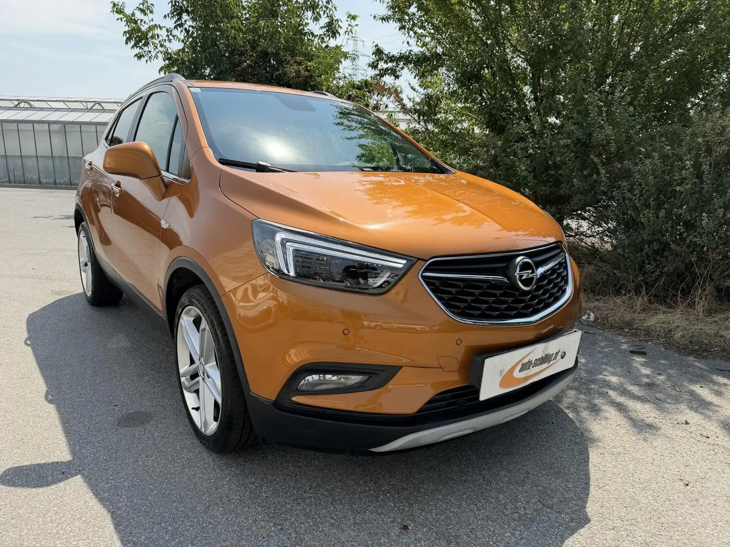Opel Mokka X Automatik 4x4 Leder LED Kamera Navi 47.500KM Orange - 1
