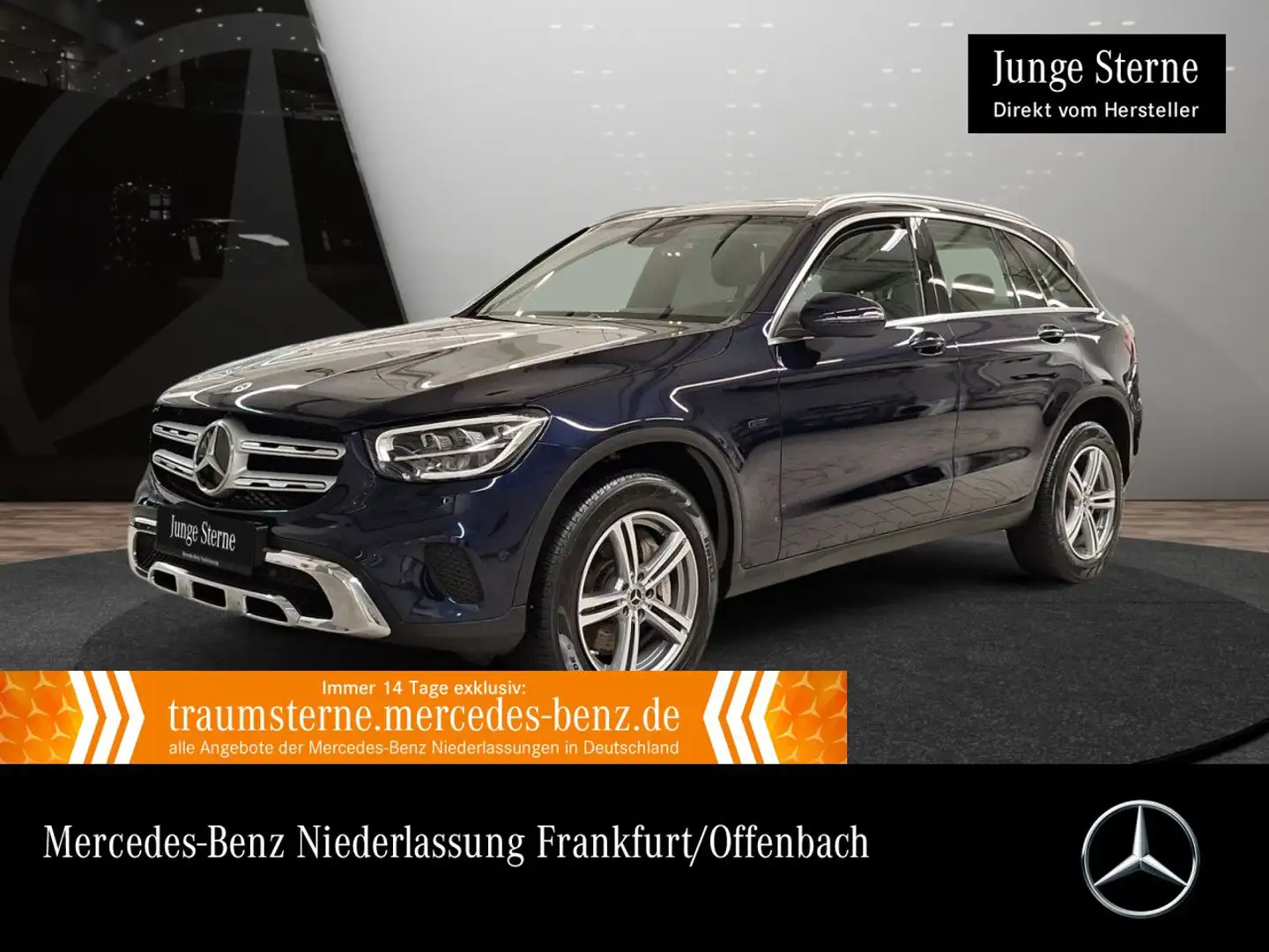 Mercedes-Benz GLC 300 e 4M AHK+LED+KAMERA+SPUR+TOTW+KEYLESS+9G Blau - 1