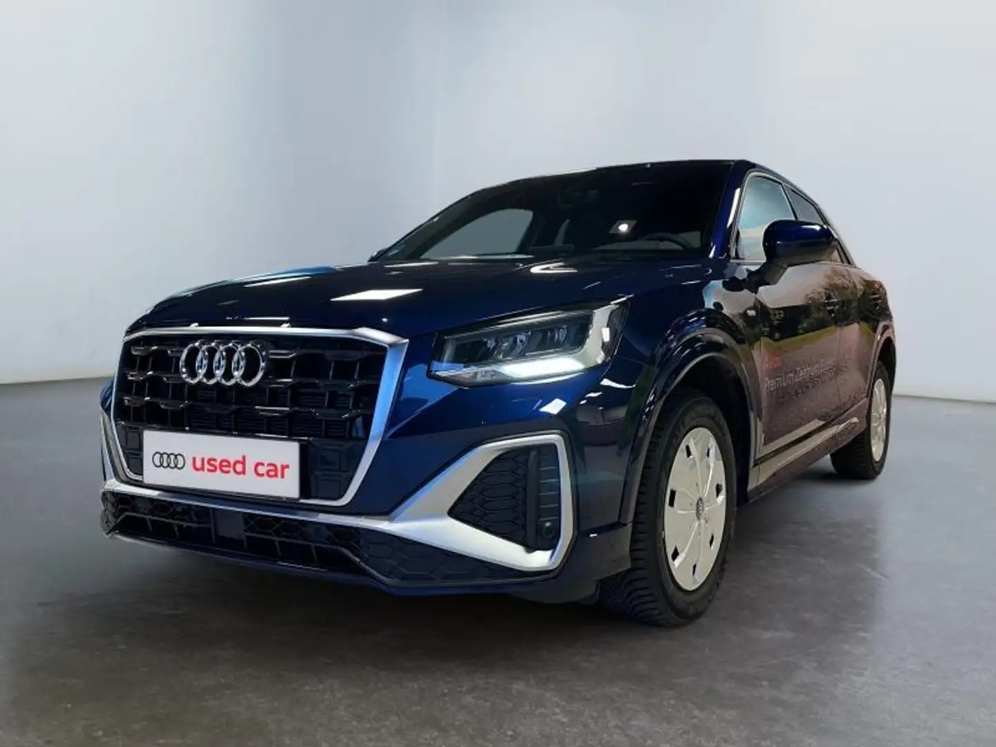 Audi Q2 S-Line*BoiteAuto*FaibleKms*Carplay Bleu - 1