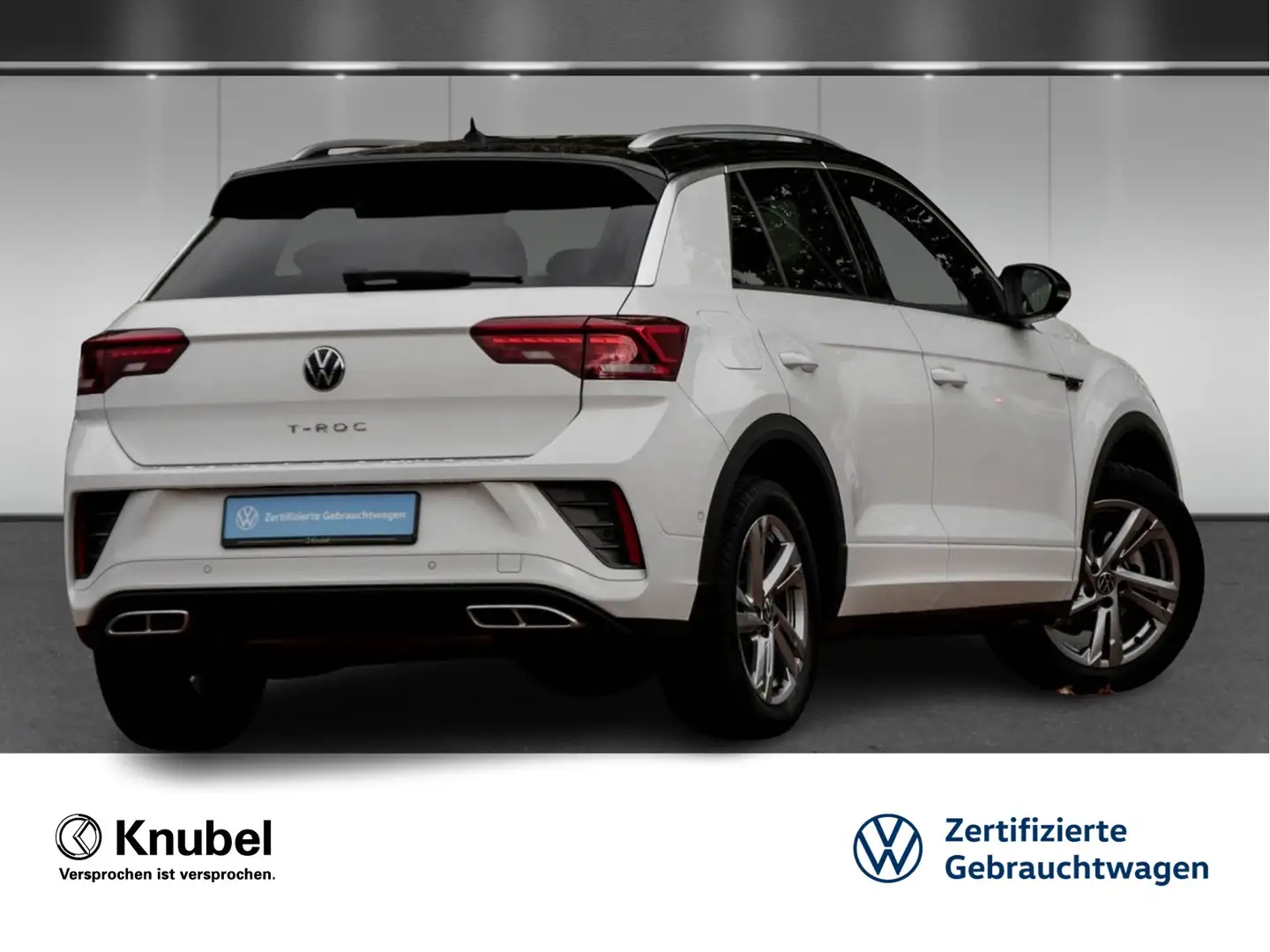 Volkswagen T-Roc R-Line 1.0 TSI LED+ Navi ACC ErgoActive RKamera Weiß - 2