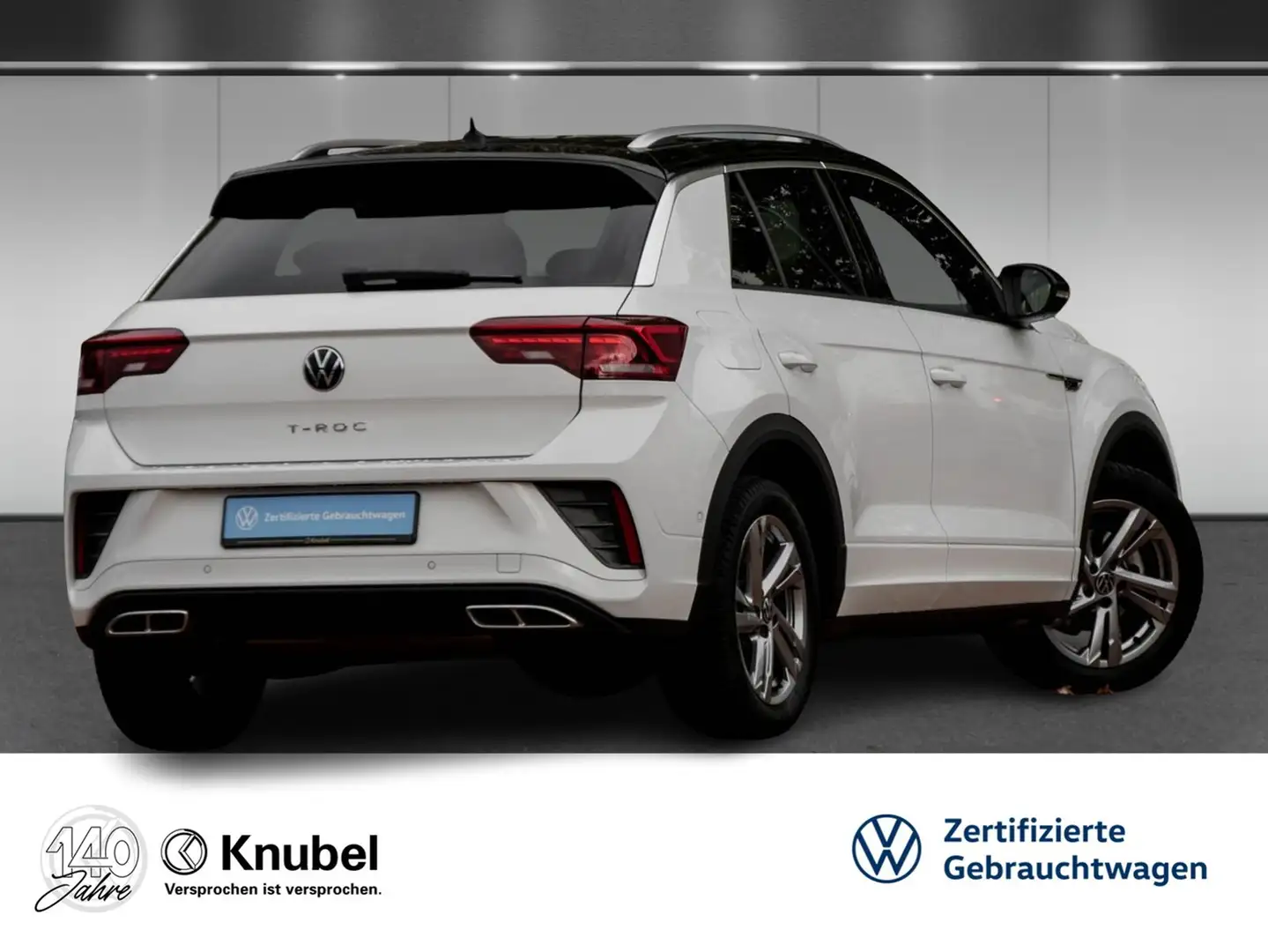 Volkswagen T-Roc R-Line 1.0 TSI LED+ Navi ACC ErgoActive RKamera Weiß - 2