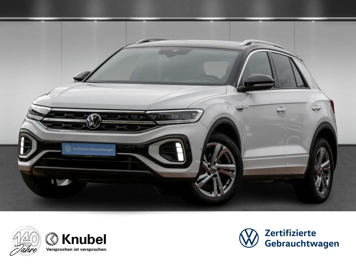 Volkswagen T-Roc R-Line 1.0 TSI LED+ Navi ACC ErgoActive RKamera Weiß - 1