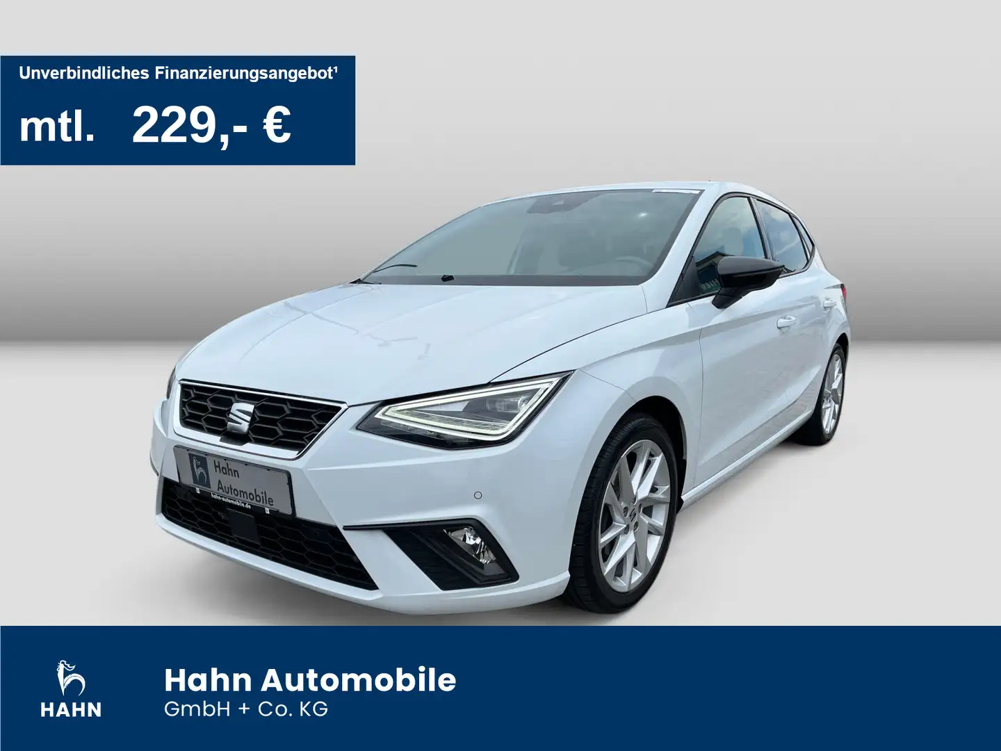SEAT Ibiza 1.5TSI DSG FR LED Navi Beats CAM Sitzh APP Weiß - 1