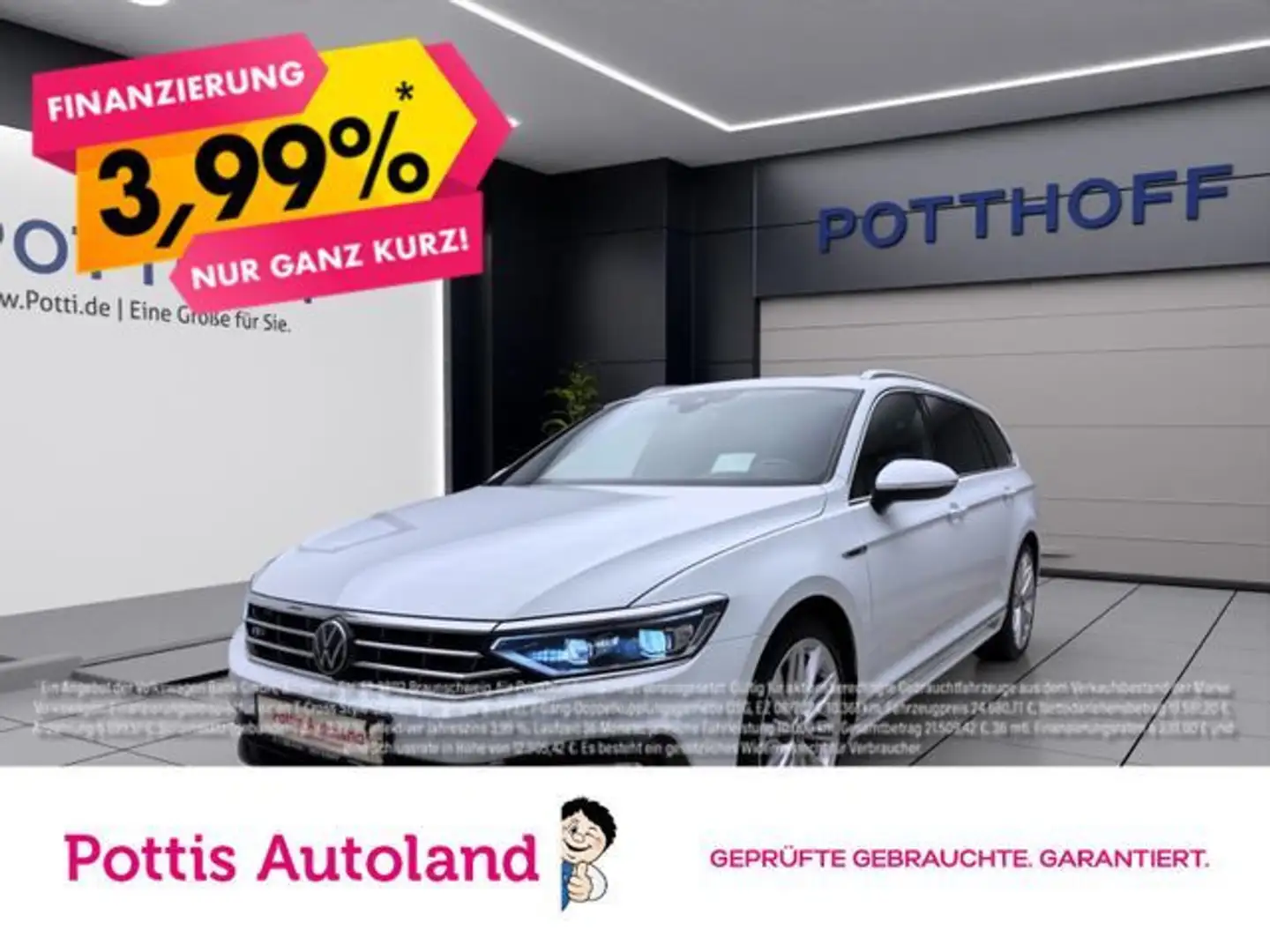Volkswagen Passat Variant 2.0 TDI DSG BUSINESS PANO STDHZG Weiß - 1