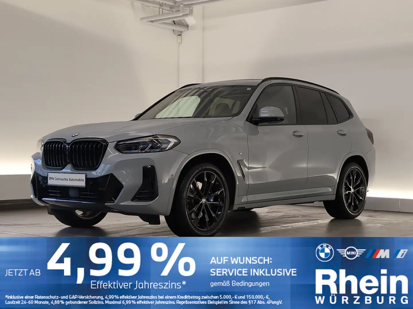 BMW X3 xDrive30i M Sportpaket Standheizung/Laser/HuD Stan Grau - 1