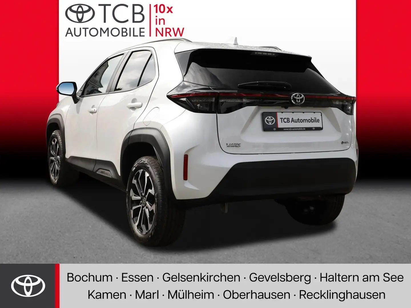 Toyota Yaris Cross 1.5 HYBRID BLACK+WHITE NAVI SHZ PDC Blanc - 2